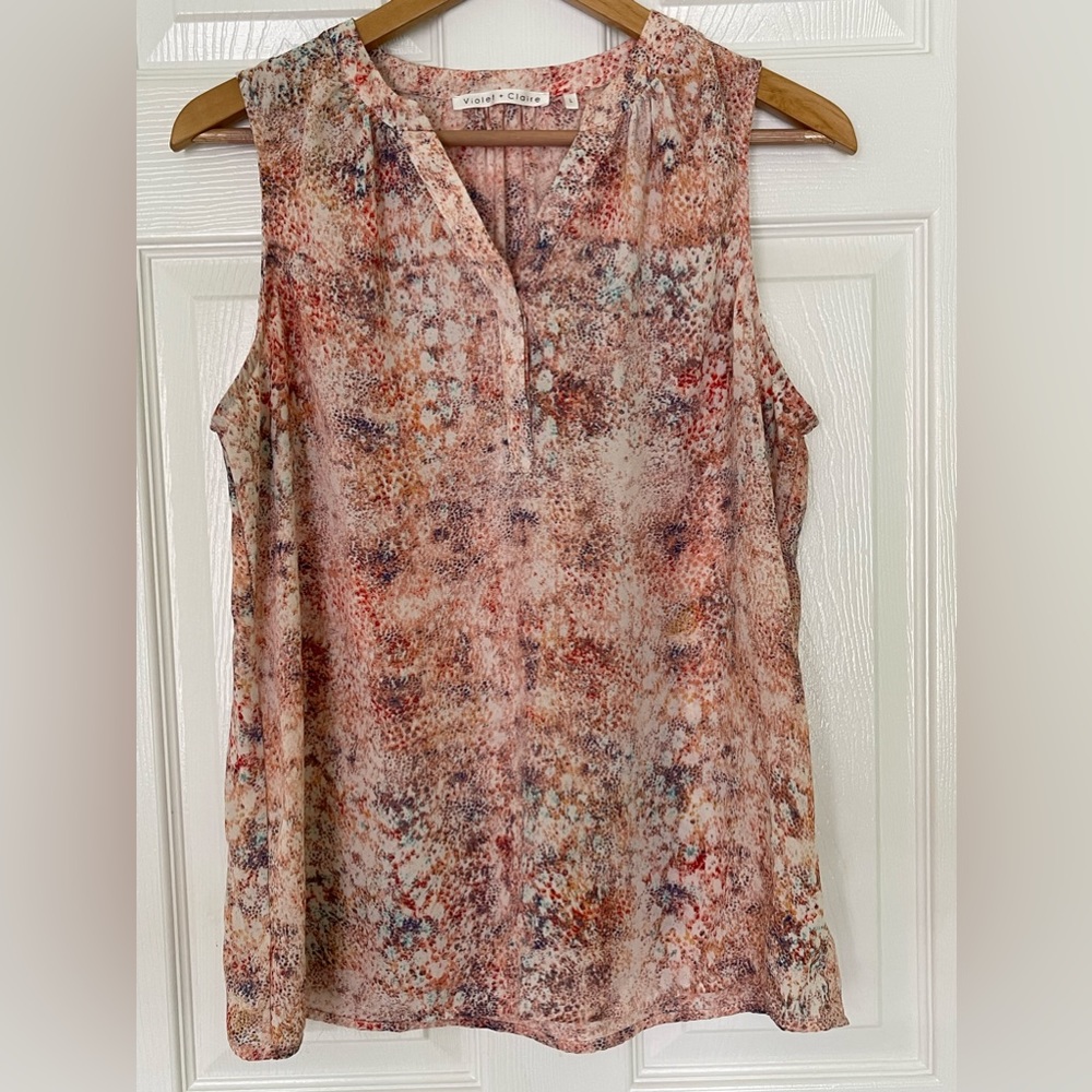 Violet and Claire sleeveless blouse